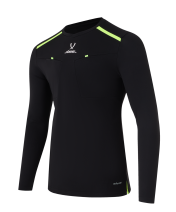 Футболка судейская с длинным рукавом DIVISION PerFormDRY Referee LS Tee